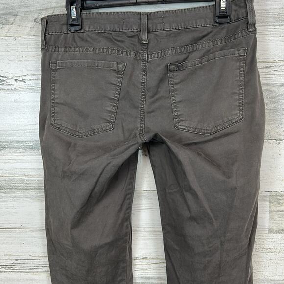 Vince Women Size 28 Gray Lace Up Whipped Skinny Pants Mink Stretch - Picture 5 of 6